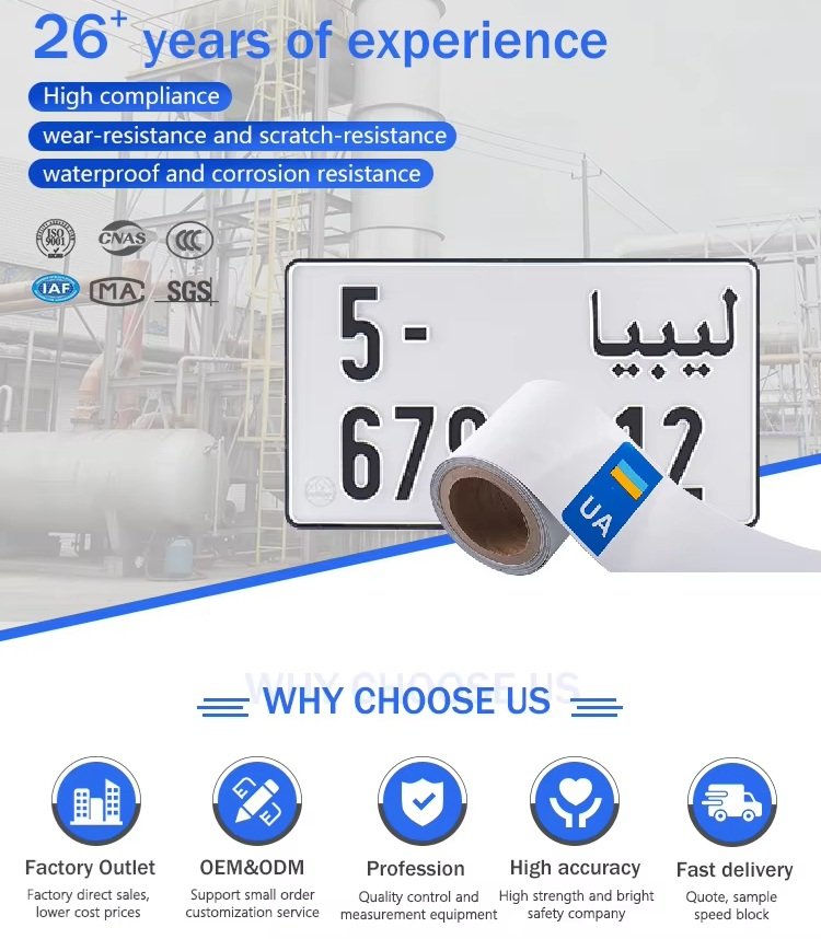 License Plate Membrane