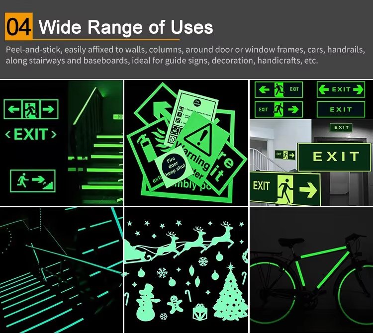 Weatherproof luminous film roll