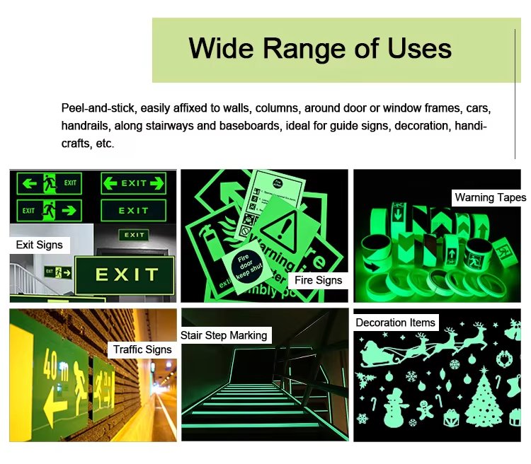 heatproof phosphorescent tape