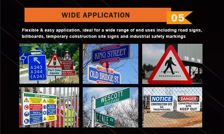 HWA approved reflective sheeting