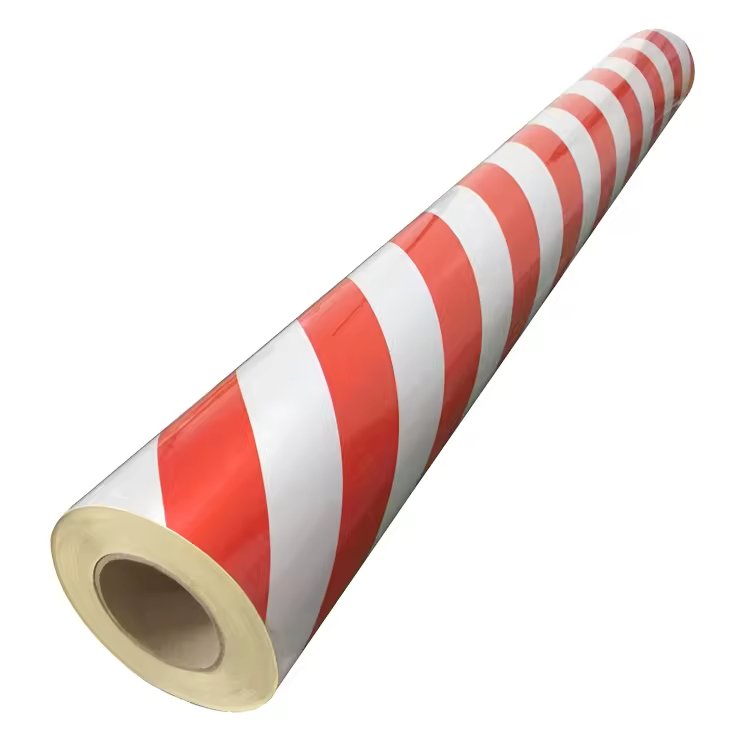 two-color reflective sheeting cut to size