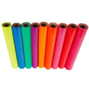 Wash-Resistant Fluorescent Iron-on Vinyl for Textiles